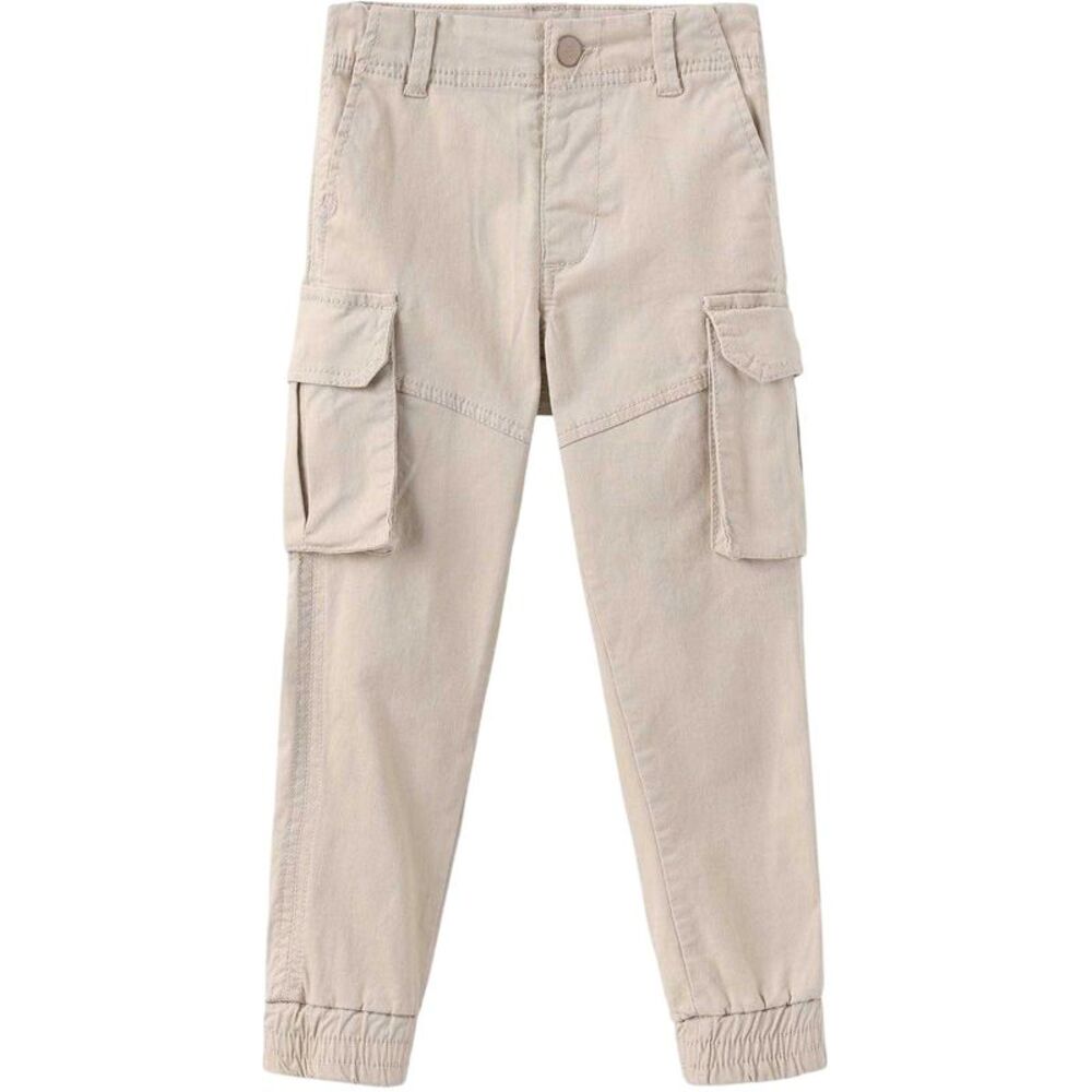 Firetrap Childrens/Kids Combat Cotton Blend Cargo Pants / Cream
